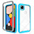 Carcasa Bumper Funda Silicona Transparente Espejo M01 para Google Pixel 4a Azul Cielo