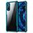 Carcasa Bumper Funda Silicona Transparente Espejo M01 para Oppo Find X2 Pro Azul