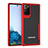 Carcasa Bumper Funda Silicona Transparente Espejo M02 para Samsung Galaxy Note 20 Ultra 5G Rojo
