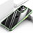 Carcasa Bumper Funda Silicona Transparente Espejo M03 para Apple iPhone 13 Pro Verde