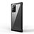 Carcasa Bumper Funda Silicona Transparente Espejo M03 para Samsung Galaxy Note 20 Ultra 5G Negro