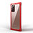 Carcasa Bumper Funda Silicona Transparente Espejo M03 para Samsung Galaxy Note 20 Ultra 5G Rojo