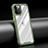 Carcasa Bumper Funda Silicona Transparente Espejo M04 para Apple iPhone 12 Pro Max Verde