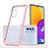 Carcasa Bumper Funda Silicona Transparente Espejo MQ1 para Samsung Galaxy M52 5G Oro Rosa