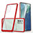 Carcasa Bumper Funda Silicona Transparente Espejo MQ1 para Samsung Galaxy Note 20 5G Rojo