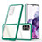 Carcasa Bumper Funda Silicona Transparente Espejo MQ1 para Samsung Galaxy S20 Plus 5G Verde