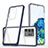 Carcasa Bumper Funda Silicona Transparente Espejo MQ1 para Samsung Galaxy S20 Ultra 5G Azul