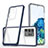 Carcasa Bumper Funda Silicona Transparente Espejo MQ1 para Samsung Galaxy S20 Ultra Azul