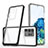 Carcasa Bumper Funda Silicona Transparente Espejo MQ1 para Samsung Galaxy S20 Ultra Negro