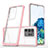 Carcasa Bumper Funda Silicona Transparente Espejo MQ1 para Samsung Galaxy S20 Ultra Oro Rosa