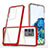 Carcasa Bumper Funda Silicona Transparente Espejo MQ1 para Samsung Galaxy S20 Ultra Rojo