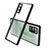 Carcasa Bumper Funda Silicona Transparente Espejo N02 para Samsung Galaxy Note 20 5G Negro