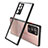 Carcasa Bumper Funda Silicona Transparente Espejo N02 para Samsung Galaxy Note 20 Ultra 5G Negro
