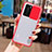 Carcasa Bumper Funda Silicona Transparente Espejo N05 para Huawei P40 Rojo