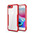 Carcasa Bumper Funda Silicona Transparente Espejo P01 para Apple iPhone 8 Plus Rojo