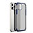 Carcasa Bumper Funda Silicona Transparente Espejo para Apple iPhone 12 Pro Max Azul