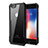 Carcasa Bumper Funda Silicona Transparente Espejo para Apple iPhone 6 Plus Negro