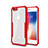 Carcasa Bumper Funda Silicona Transparente Espejo para Apple iPhone 6S Plus Rojo