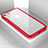 Carcasa Bumper Funda Silicona Transparente Espejo para Apple iPhone 7 Rojo