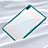Carcasa Bumper Funda Silicona Transparente Espejo para Huawei MatePad 10.4 Cian