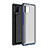 Carcasa Bumper Funda Silicona Transparente Espejo para Samsung Galaxy A42 5G Azul