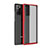 Carcasa Bumper Funda Silicona Transparente Espejo para Samsung Galaxy Note 20 5G Rojo