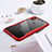 Carcasa Bumper Funda Silicona Transparente Espejo para Xiaomi Mi Mix 3 Rojo