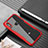 Carcasa Bumper Funda Silicona Transparente Espejo para Xiaomi Redmi Note 6 Pro Rojo