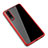 Carcasa Bumper Funda Silicona Transparente Espejo T03 para Huawei P30 Rojo