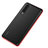 Carcasa Bumper Funda Silicona Transparente Espejo T04 para Huawei P30 Rojo