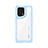 Carcasa Bumper Funda Silicona Transparente J01S para Oppo Find X5 Pro 5G Azul