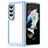 Carcasa Bumper Funda Silicona Transparente J01S para Samsung Galaxy Z Fold4 5G Azul