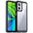 Carcasa Bumper Funda Silicona Transparente J01S para Xiaomi Redmi Note 11E 5G Negro