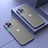 Carcasa Bumper Funda Silicona Transparente LS1 para Apple iPhone 14 Pro Max Gris Lavanda