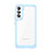 Carcasa Bumper Funda Silicona Transparente M03 para Samsung Galaxy S21 Plus 5G Azul