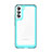 Carcasa Bumper Funda Silicona Transparente M03 para Samsung Galaxy S21 Plus 5G Cian