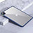 Carcasa Bumper Funda Silicona Transparente para Apple iPad Pro 12.9 (2020) Azul