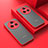 Carcasa Bumper Funda Silicona Transparente para Huawei Honor Magic5 Pro 5G Rojo