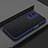Carcasa Bumper Funda Silicona Transparente para Oppo A78 5G Azul