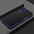 Carcasa Bumper Funda Silicona Transparente para Oppo K9X 5G Azul