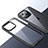 Carcasa Bumper Funda Silicona Transparente QC2 para Apple iPhone 13 Pro Gris Oscuro