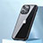 Carcasa Bumper Funda Silicona Transparente QC3 para Apple iPhone 14 Pro Max Negro