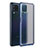 Carcasa Bumper Funda Silicona Transparente WL1 para Samsung Galaxy M32 4G Azul