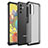 Carcasa Bumper Funda Silicona Transparente WL1 para Samsung Galaxy M32 5G Negro