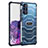 Carcasa Bumper Funda Silicona Transparente WL2 para Samsung Galaxy S20 Plus 5G Azul Real