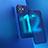 Carcasa Bumper Funda Silicona Transparente WT1 para Apple iPhone 12 Azul