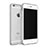 Carcasa Bumper Lujo Marco de Aluminio para Apple iPhone 6S Plus Plata