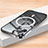Carcasa Bumper Lujo Marco de Metal y Plastico Funda con Mag-Safe Magnetic LK2 para Apple iPhone 14 Plus Negro