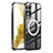 Carcasa Bumper Lujo Marco de Metal y Plastico Funda con Mag-Safe Magnetic P01 para Samsung Galaxy S21 5G Negro