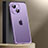 Carcasa Bumper Lujo Marco de Metal y Plastico Funda JL2 para Apple iPhone 13 Morado